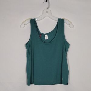 NWT Topo Designs Caribbean Global Flip Reverse Tek Tank Women's Size Small